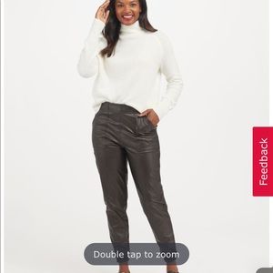 SPANX Leather Like Jogger Pant